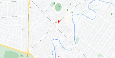 A map of the location for Capital One Financial Services